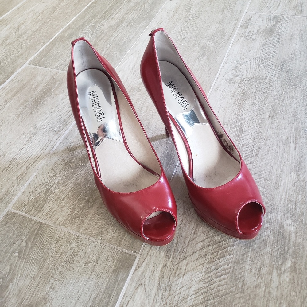 Michael Kors Peep Toe Heels